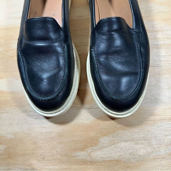 Aquatalia Kyleigh Studded Black Leather Platform Loafers Women’s Size 7.5 - Picture 4 of 7